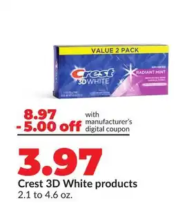 Hy-Vee Crest 3D White products offer