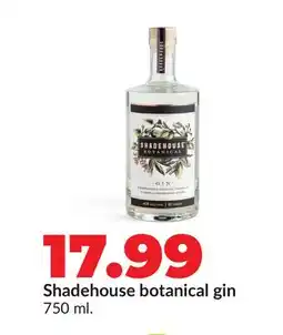 Hy-Vee Shadehouse botanical gin offer