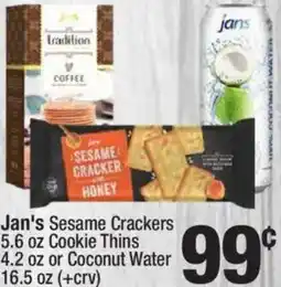 Super King Markets Jan's Sesame Crackers offer