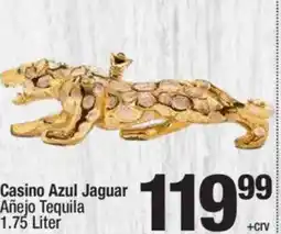 Super King Markets Casino Azul Jaguar Añejo Tequila offer