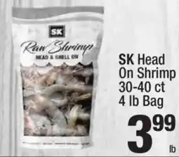 Super King Markets SK Head On Shrimp offer