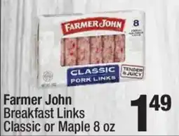Super King Markets Farmer John Breakfast Links Classic or Maple offer