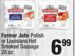Super King Markets Farmer John Polish or Louisiana Hot Smoked Sausage offer