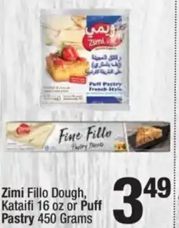 Super King Markets Zimi Fillo Dough Kataifi or Puff Pastry offer
