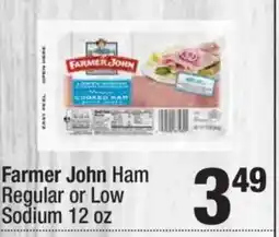Super King Markets Farmer John Ham Regular or Low Sodium offer