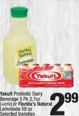 Super King Markets Yakult Probiotic Dairy offer