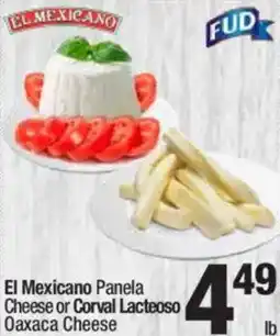 Super King Markets El Mexicano Panela Cheese or Corval Lacteoso Oaxaca Cheese offer