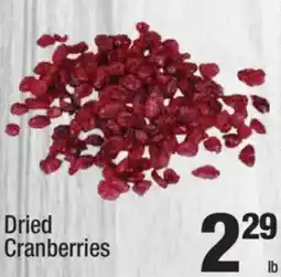 Super King Markets Dried Cranberries offer