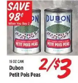 Rouses Dubon Petit Pois Peas offer
