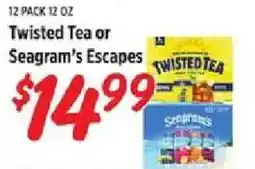 Rouses Twisted Tea or Seagram's Escapes offer