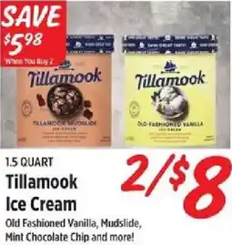Rouses Tillamook Ice Cream offer