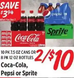 Rouses Coca-Cola, Pepsi or Sprite offer