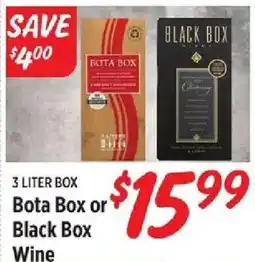 Rouses Bota Box or Black Box Wine offer