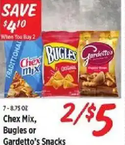 Rouses Chex Mix, Bugles or Gardetto's Snacks offer