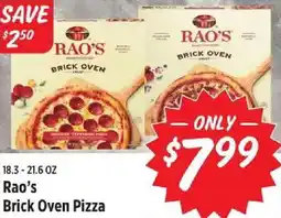 Rouses Rao's Brick Oven Pizza offer