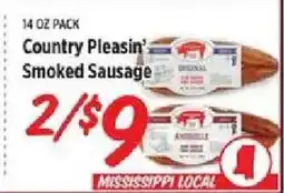 Rouses Country Pleasin' Smoked Sausage offer