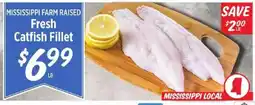 Rouses Mississippi farm raised Fresh Catfish Fillet offer