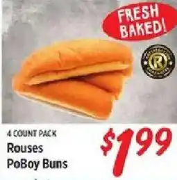 Rouses Rouses PoBoy Buns offer