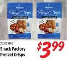 Rouses Snack Factory Pretzel Crisps offer