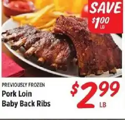 Rouses Pork Loin Baby Back Ribs offer