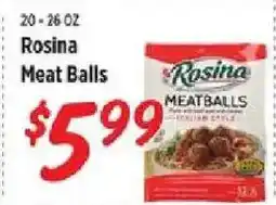 Rouses Rosina meatballs offer