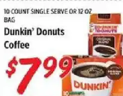 Rouses Dunkin' Donuts Coffee offer