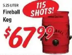 Rouses Fireball Keg offer