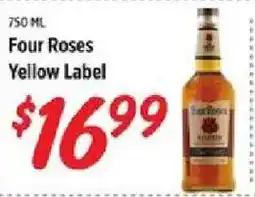 Rouses Four Roses Yellow Label offer