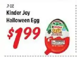 Rouses Kinder Joy Halloween Egg offer