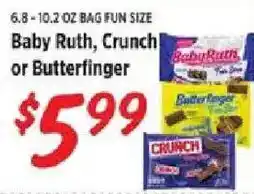 Rouses Baby Ruth, Crunch or Butterfinger offer