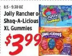 Rouses Jolly Rancher or Shaq-A-Licious XL Gummies offer