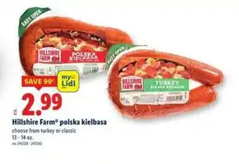 Lidl Hillshire farm polska kielbasa offer