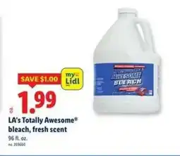 Lidl La's totally awesome bleach, fresh scent offer