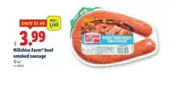 Lidl Hillshire farm beef smoked sausage offer