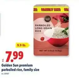 Lidl Golden sun premium parboiled rice, family size offer