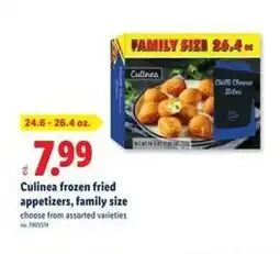 Lidl Culinea frozen fried appetizers, family size offer