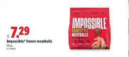 Lidl Impossible frozen meatballs offer