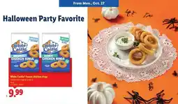 Lidl White castle frozen chicken rings offer