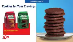 Lidl Tate's bake shop holiday cookies offer