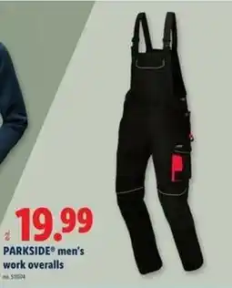 Lidl Men's work overalls offer