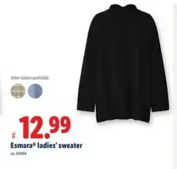 Lidl Esmara ladies' sweater offer