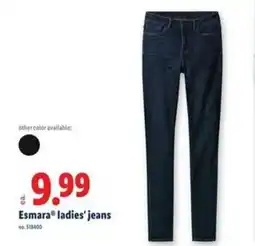 Lidl Esmara ladies' jeans offer