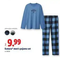 Lidl Esmara men's pajama set offer