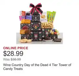 Costco Wine Country Day of the Dead 4 Tier Tower of Candy Treats offer
