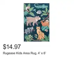 Costco Rugease Kids Area Rug, 4' x 6' offer