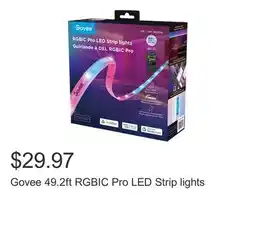 Costco Govee 49.2ft RGBIC Pro LED Strip lights offer