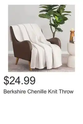 Costco Berkshire Chenille Knit Throw offer