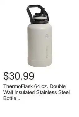 Costco ThermoFlask 64 oz. Double Wall Insulated Stainless Steel Bottle with Straw Lid offer