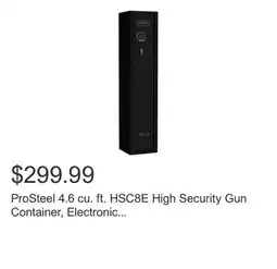 Costco ProSteel 4.6 cu. ft. HSC8E High Security Gun Container, Electronic Lock offer