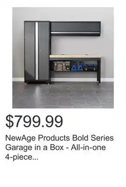 Costco NewAge Products Bold Series Garage in a Box - All-in-one 4-piece Set, Gray offer